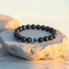 Bracelet with Black Obsidian
