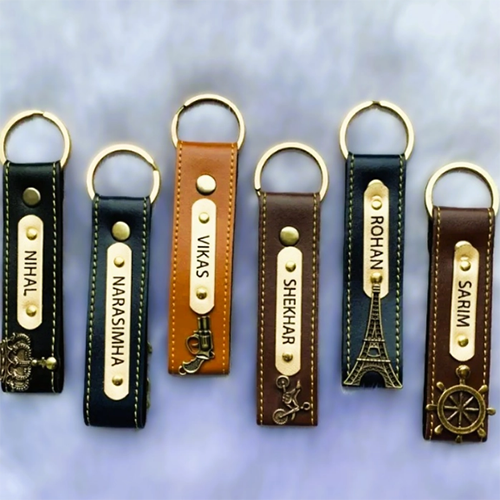 Imported Leather Keychain