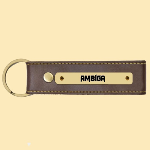 Leather Keychain